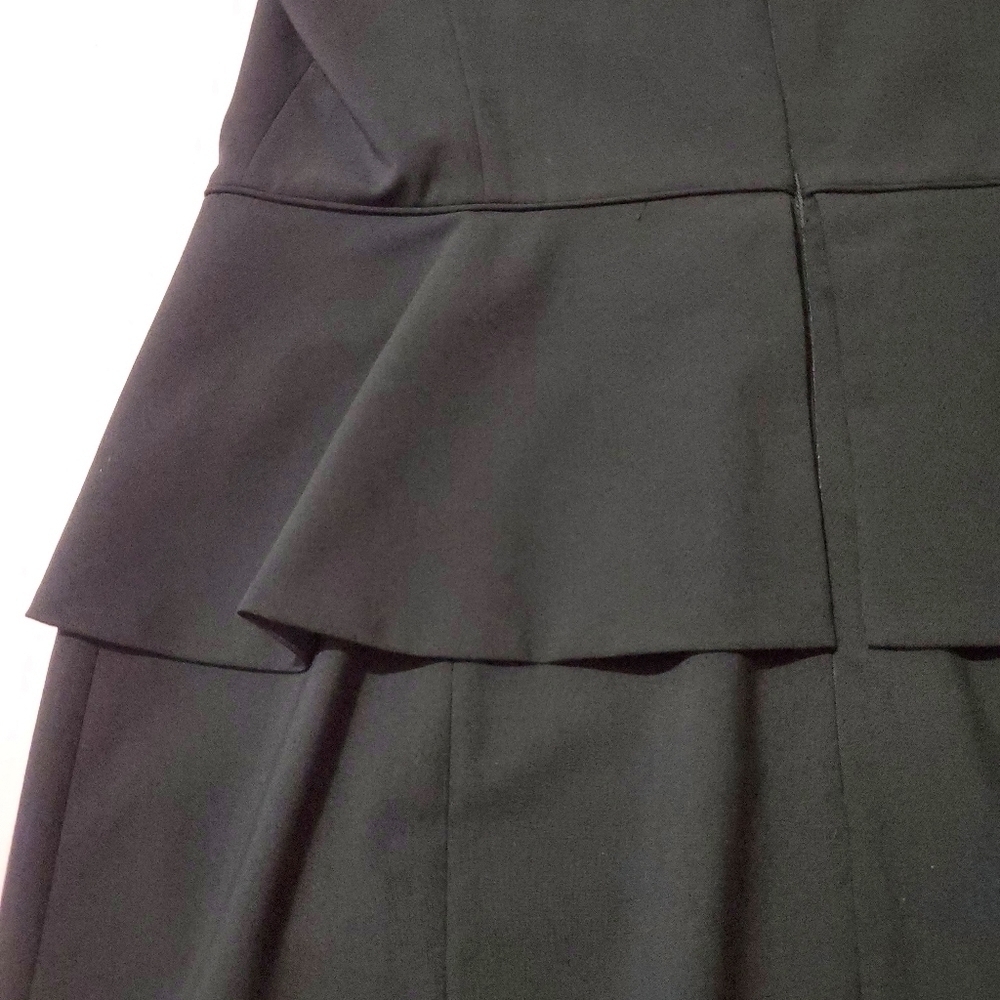 ✨️ Banana Republic Black Formal Peplum Pencil Dress Work Professional ✨️ - Picture 8 of 8